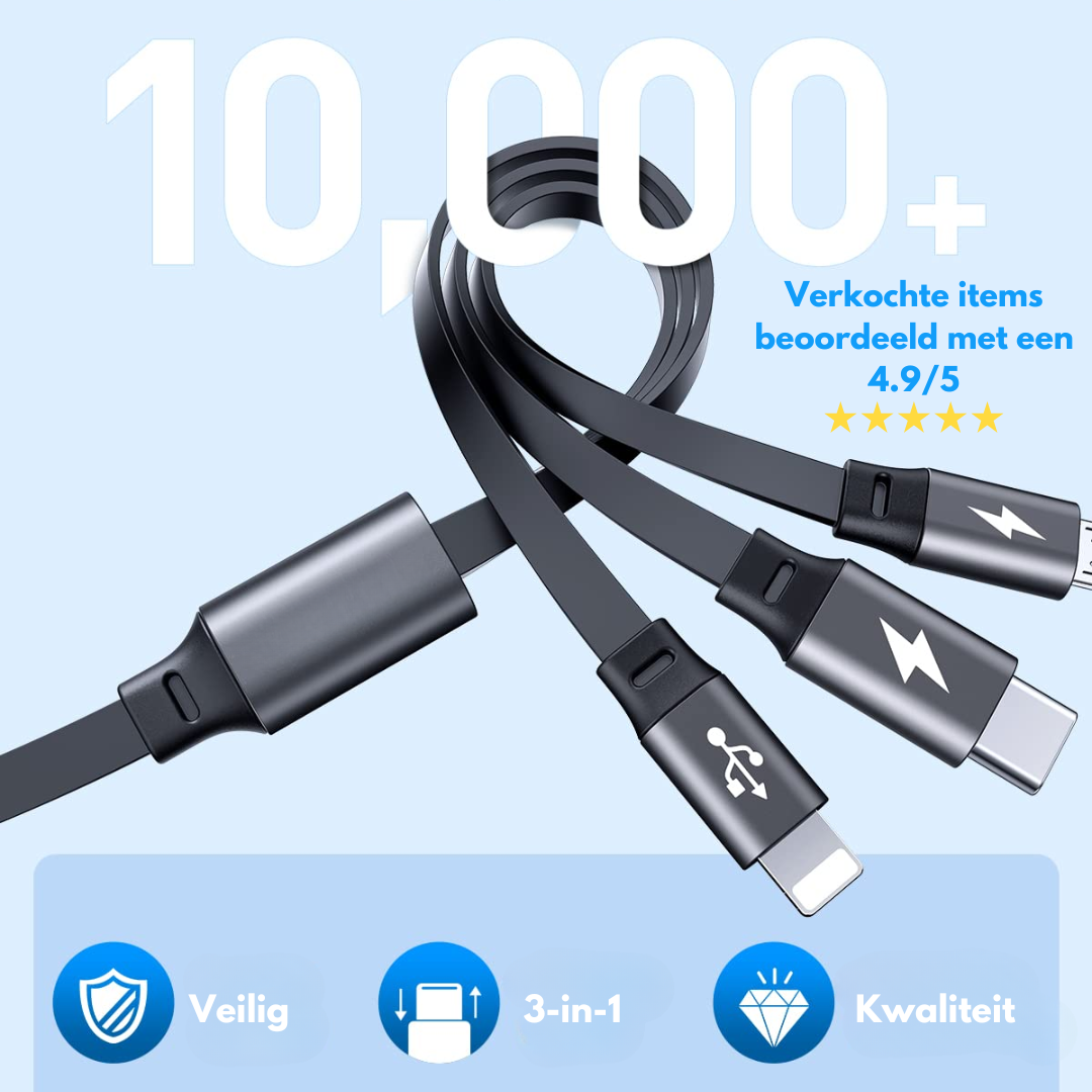 MultiCord Pro™ Vedettävä Pikalaturi