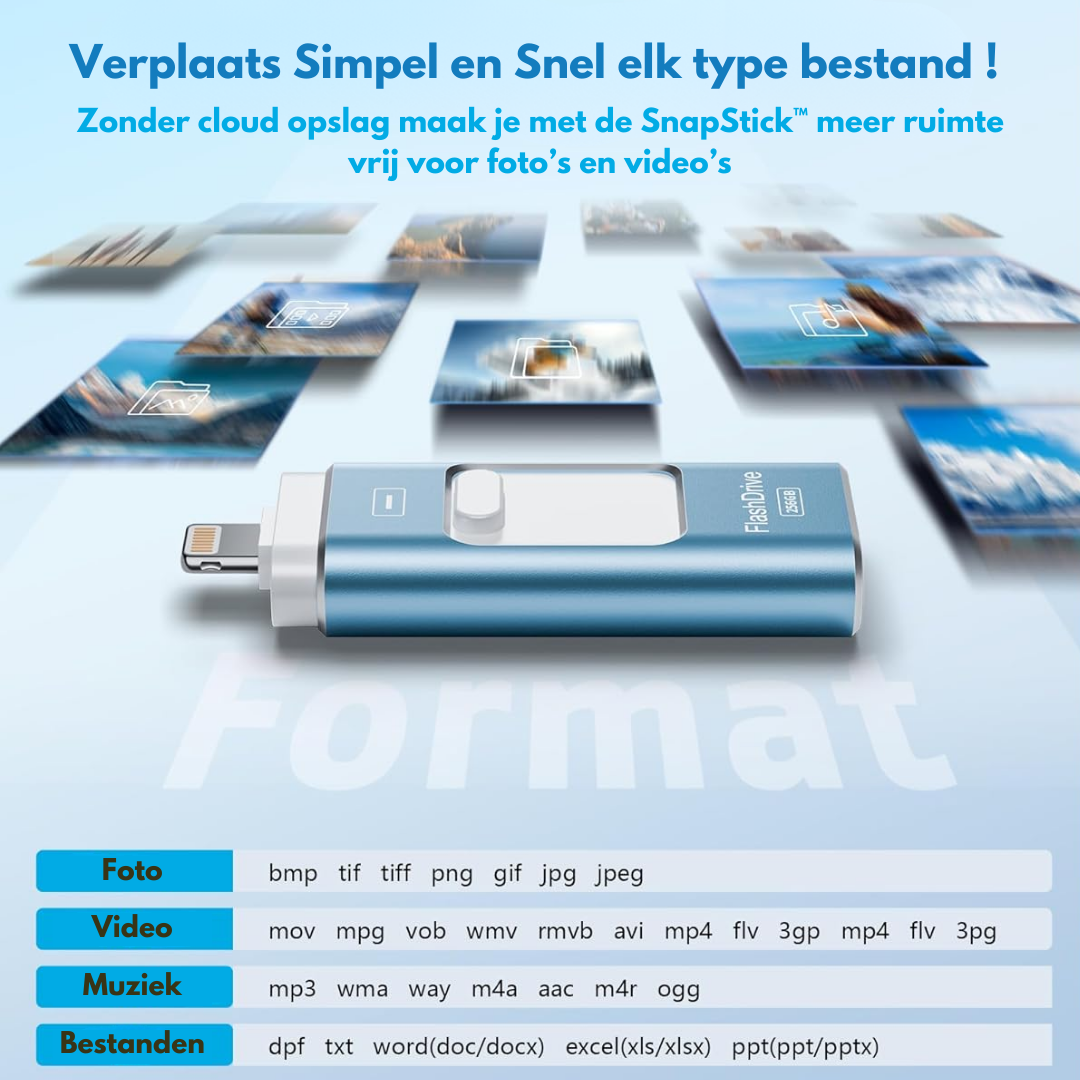 SnapStick™ Mobiilitallennus