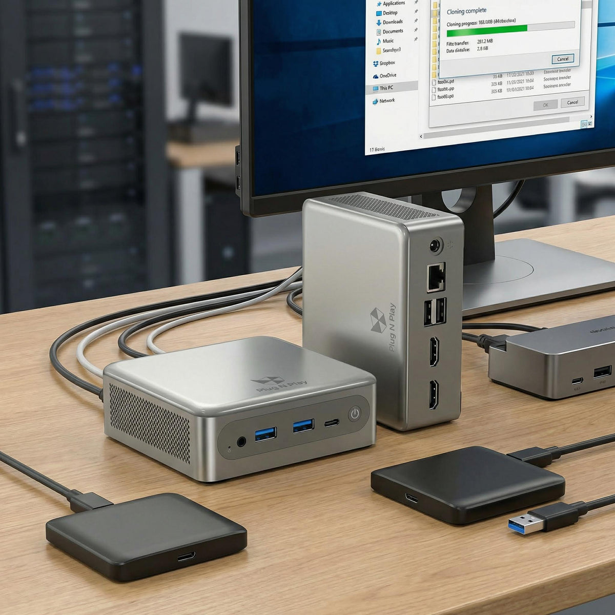 Mini-PC Tallennuksen Kloonaamiseen