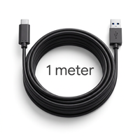 Extra pitkä USB-C-kaapeli — 1 m liikkumisvapautta