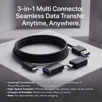 Yleismallinen 3-in-1-adapterisarja