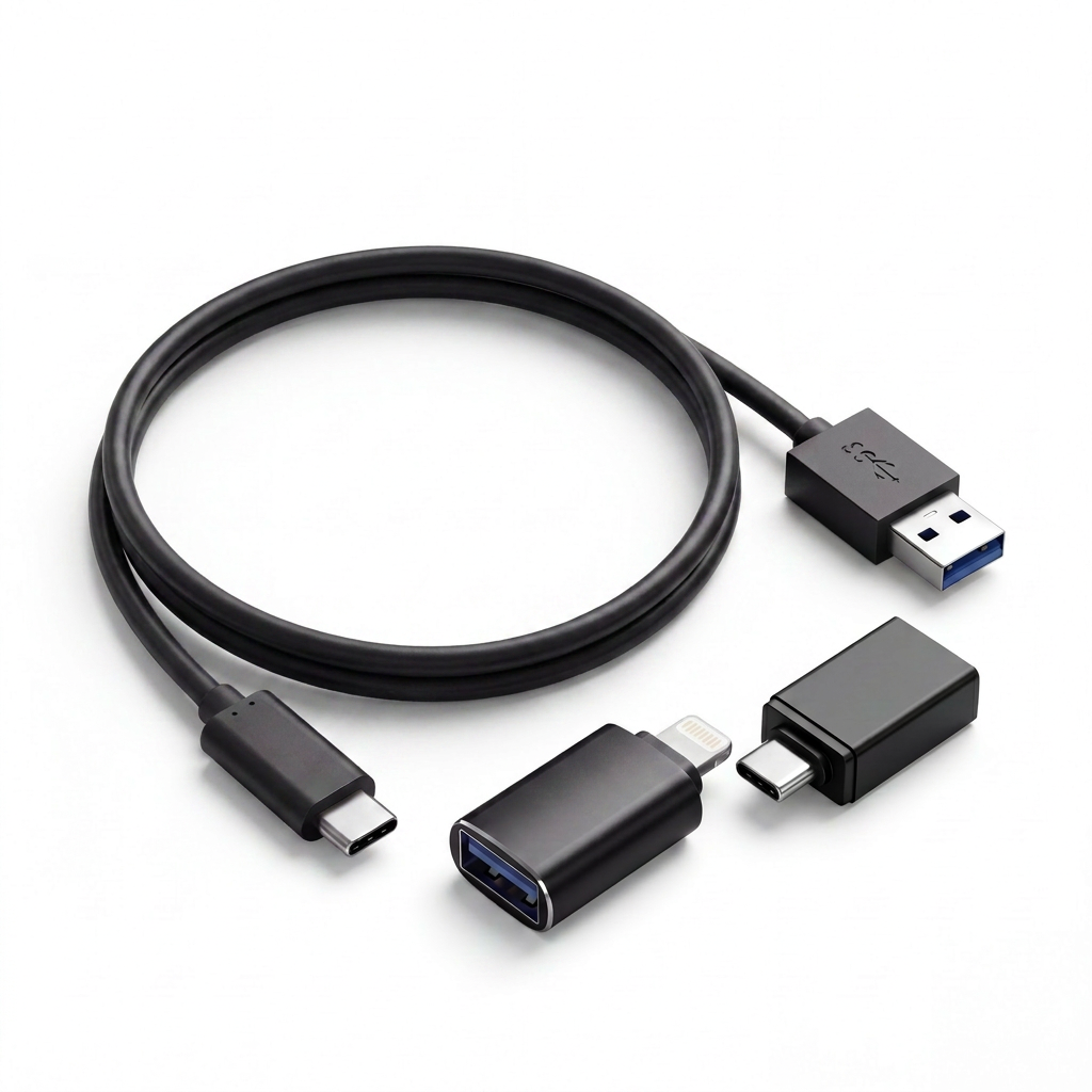 Yleismallinen 3-in-1-adapterisarja