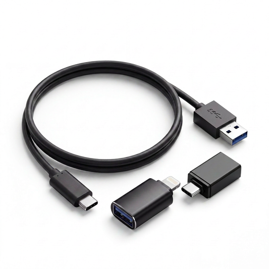 Yleismallinen 3-in-1-adapterisarja